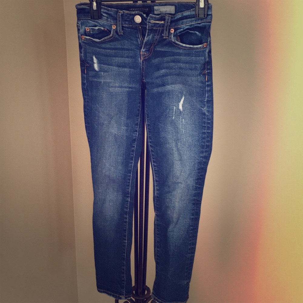 Aeropostale slightly ripped jeans